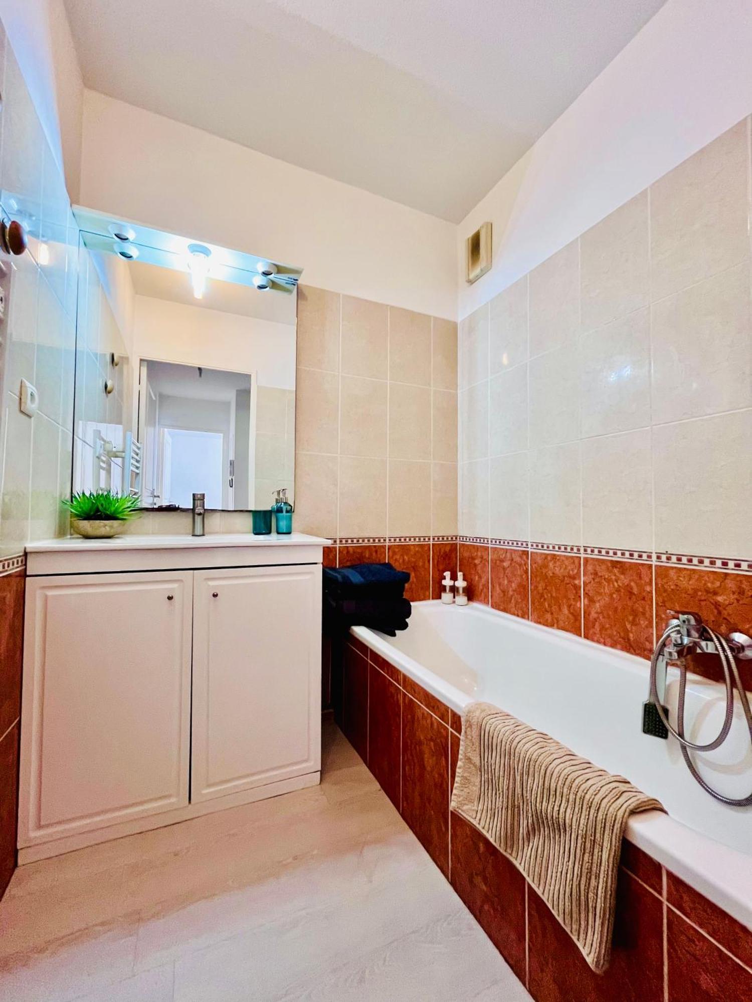 ניס Magnificent Renovated Apartment, 2 Rooms Of 45 M2, Close Tothe Sea, Top Floor, Terrace מראה חיצוני תמונה
